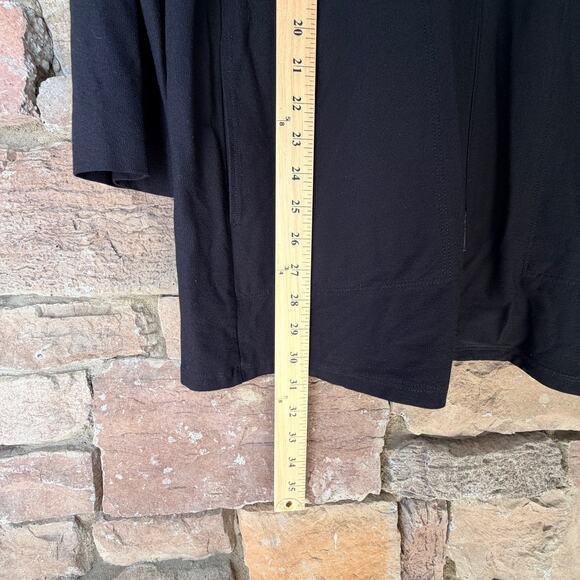 Eileen Fisher Full Zip Knit Petite L Viscose Womens Tunic Top Long Sleeve Jacket - Picture 9 of 9